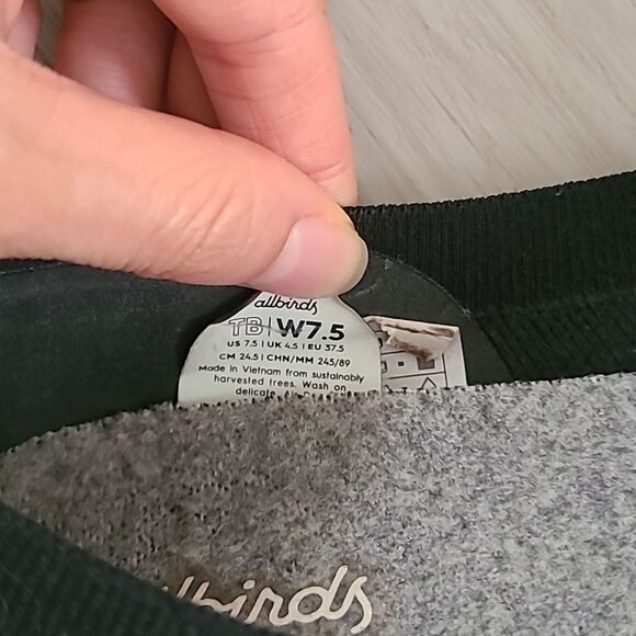 Allbirds Tree Breezers Ballet Flats 7.5 Classic Casual Comfy Dark Academia - Picture 3 of 7